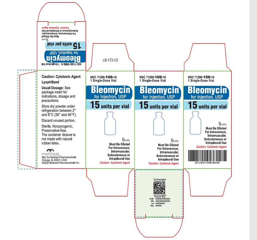 Bleomycin powder for sol for inf, 15 Units/vial, 1 vial